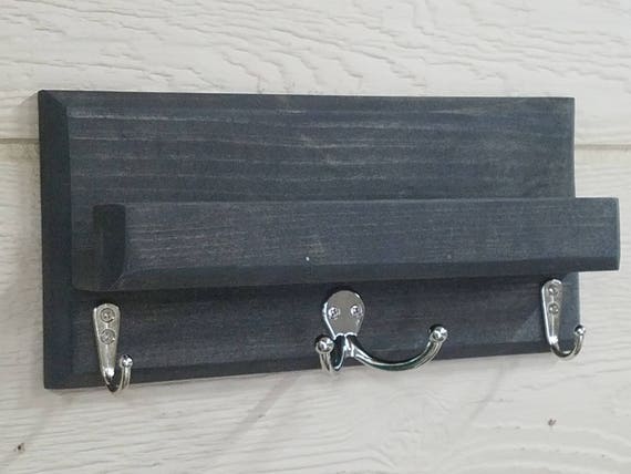 Custom Entryway Organizer Wall Mounted Floating Shelf Mail Etsy