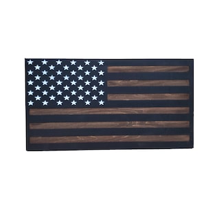 American Flag Secret Hidden Storage Safe Cabinet for Guns Keys Ammo or Documents