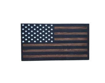 American Flag Secret Hidden Storage Safe Cabinet for Guns Keys Ammo or Documents