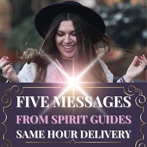 One hour five positive messages, tarot cards reading, spirit guide message, oracle reading, urgent psychic prediction, psychic medium advice