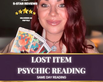 Lost Item Psychic • Psychic Reading • Locate Missing Object • Find Missing Belongings • Lost Object Tarot • Clairvoyant • Psychic Medium