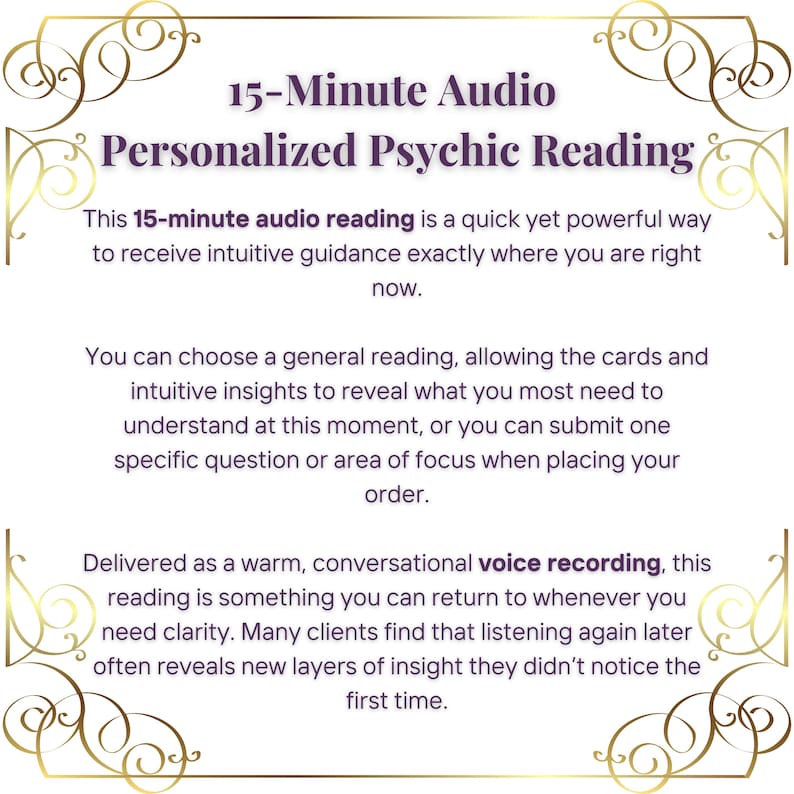 psychic audio reading