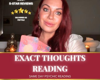 Love Reading • Exact Thoughts & Feelings Reading • Love Psychic Reading • Hidden Intentions • Tarot Love Reading • Same Day Secret Feelings