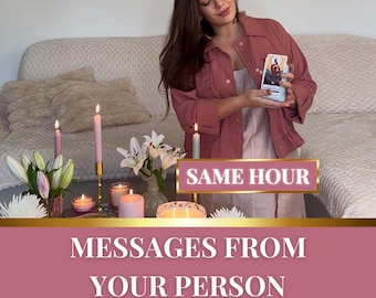Messages from Your Person, Love Messages, Channeled Love Letter, Same Day Love Reading, Same Hour Psychic, Same Hour Love, Love Psychic