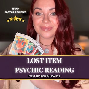 Lost Item Psychic Reading • Locate Missing Item • Find Missing Belongings • Find Any Lost Object: Ring, Toy, Money, Documents, Keys, etc.