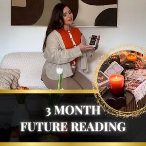 3 Month Future Reading, Detailed Psychic Forecast, Tarot Reading, Accurate Love and Career Insights, Same Hour Reading, Future Predictions
