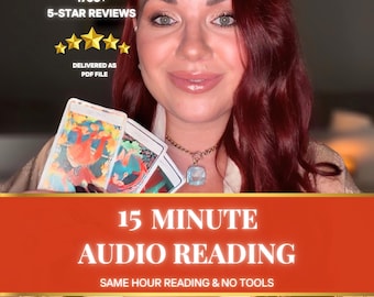 15-minütige spirituelle Beratung • Audio-Beratung zur selben Stunde • Ausführliche Beratung zu einer Frage • Beratung zu Liebe, Karriere und Lebensweg • Tarot-Lesung