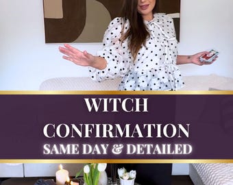 Are You a Witch? Witch Confirmation Tarot Reading, Witch Reading, Spiritual Gifts Psychic Reading, Baby Witch Abilities Reading, Divination