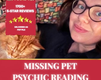 Lost Pet Psychic • Missing Pet Reader • Animal Communicator Reading • Psychic Reader • Pet Communicator • Clairvoyant • Find Lost Pet