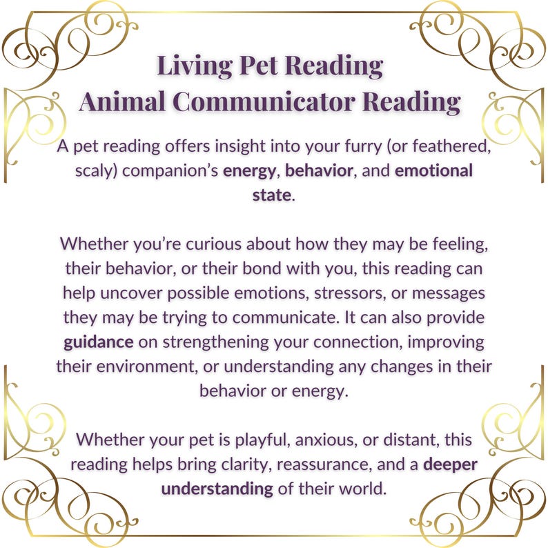 intuitive pet communication reading