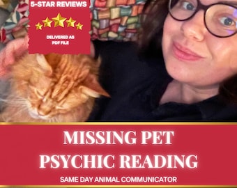 Missing Pet Psychic • Lost Pet Reading • Pet Psychic Reading • Animal Communicator • Pet Communicator • Clairvoyant • Find Lost Pet