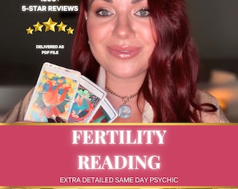 Fertility Psychic Reading •  In-Depth Pregnancy Predictions • When Will You Conceive? • Gender Reveal Reading • Future Child's Personality