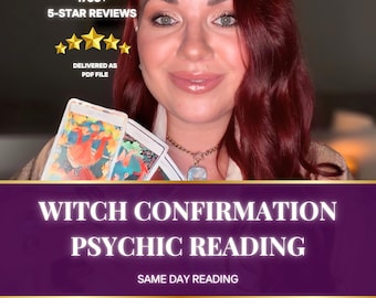 Tarot Reading • Are You a Witch? • Psychic Reading • Witch Confirmation Reading • Spiritual Gifts • Baby Witch Abilities • Divination