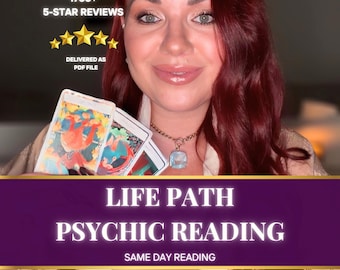 Life Path Reading • Purpose Psychic Reading • Soul Path Tarot • Tarot Reading • Your Strengths and Mission Discovery • Clairvoyant