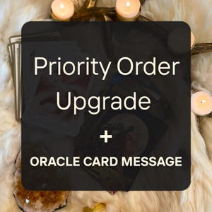 Priority Order Upgrade • Eilauftrag • Schnelle Lieferung Add-On • Beschleunigte Verarbeitung • Express Service für Tarot-Lesungen • Schnelle Psychic