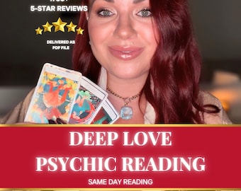 Deep Love Psychic Reading • General Love Reading • Same Day Tarot • Twin Flame Connection • Ex Boyfriend Feelings • Relationship Reading