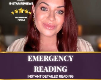 Emergency Reading • Urgent Psychic Reading • On-Demand Tarot • Spiritual Guide • Tarot Reading • Anxiety Reading • Honest Psychic