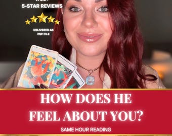 Psychic Love Reading • How Does He Feel About You? • Exact Thoughts & His Feelings Tarot • Relationships Tarot • Soulmate Reading • Psychic