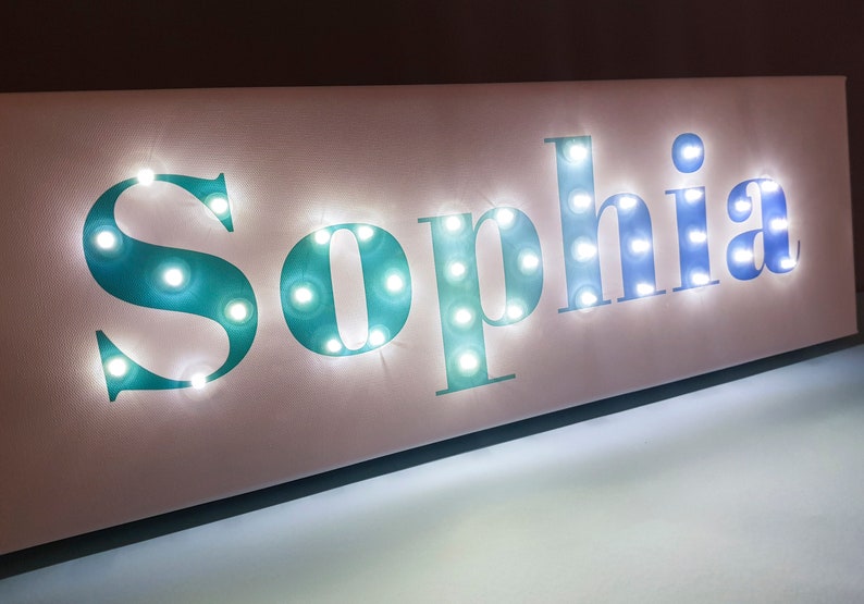 Custom Neon Sign Light up Letters Neon Sign Neon Lights Etsy