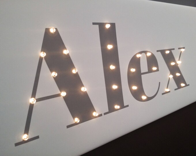 Your Name, Light up Letters, Light up Sign, Light up Name, Your Words