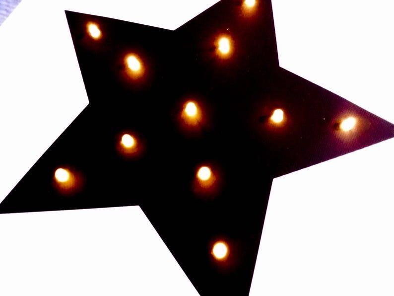 Star lights Star decor for nursery Light up star sign Light Etsy