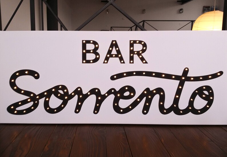 Light up BAR sign Bar sign personalized Marquee BAR sign