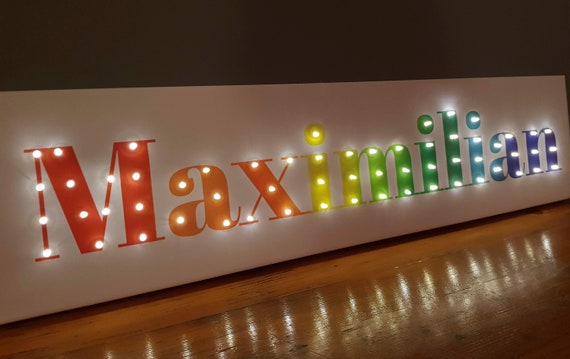 Neon Light Sign Custom Neon Sign Rainbow Neon Sign Girls Etsy