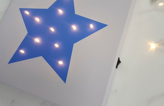 Light Up Star Decor Light Up Star Illuminated Star Battery Etsy