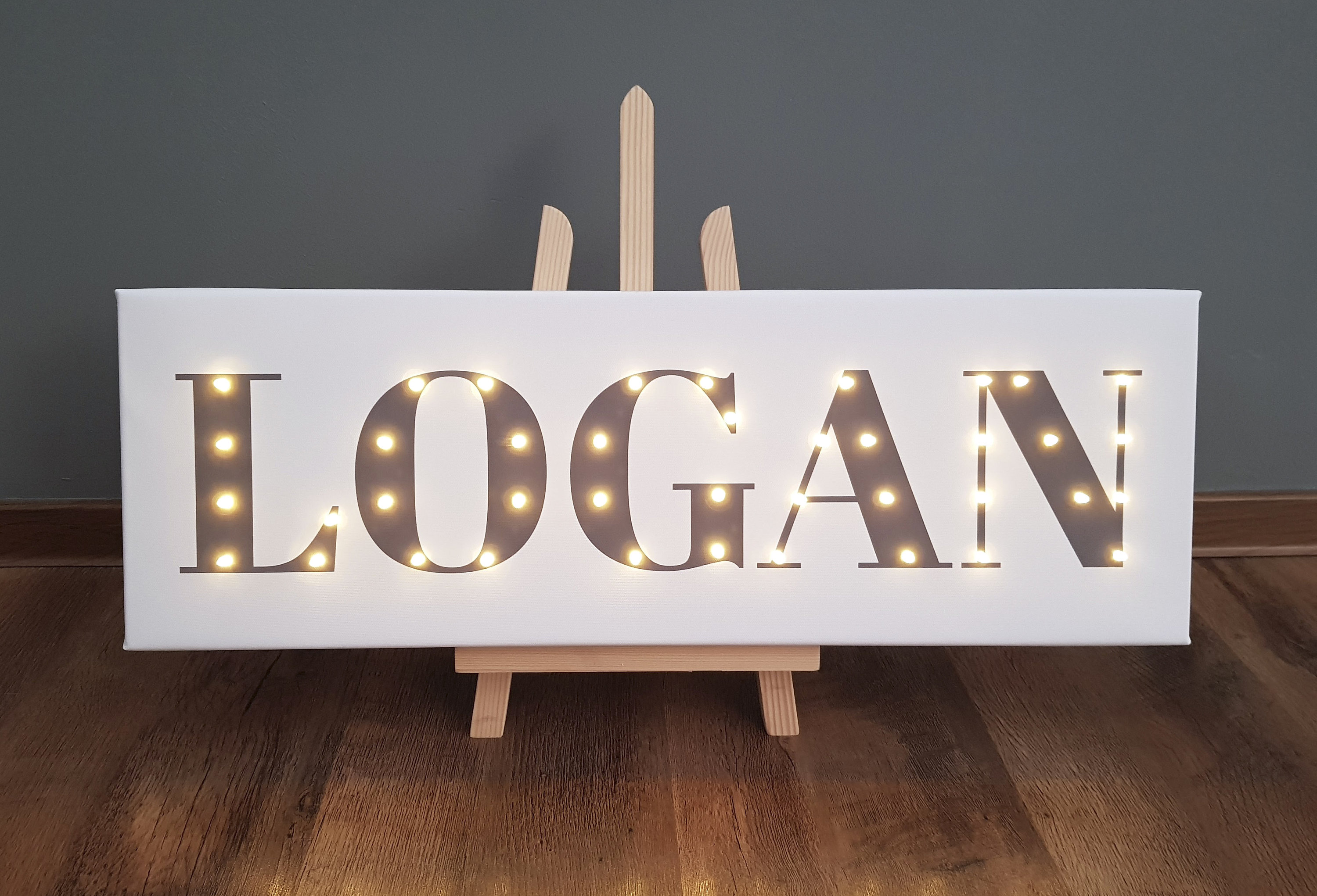 Your name in lights Light up letters Light up sign Light up Etsy