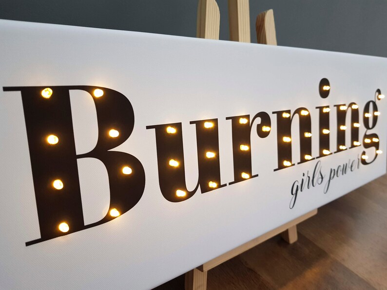 Personalized light up sign Light up name Light up letters Etsy