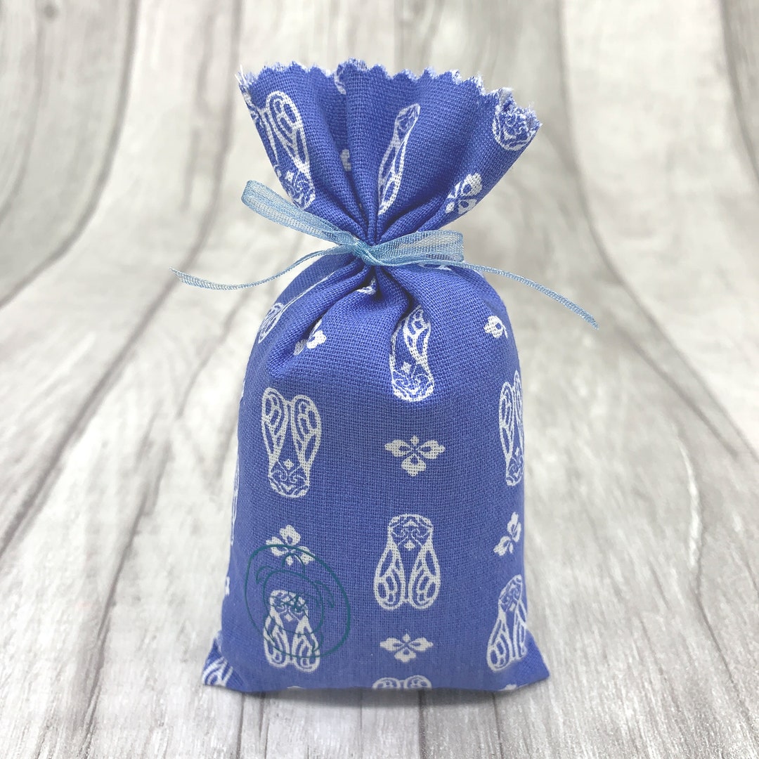 Lavender Sachet With Cicada Pattern, Dried Lavender Blossoms, Sweet ...