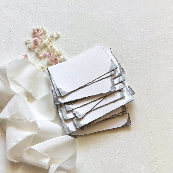 Wedding Place Cards, Silver Place Cards, Blank Place Cards, Name Cards Wedding, Place Cards Wedding, Name Place Cards, Silver Name Cards