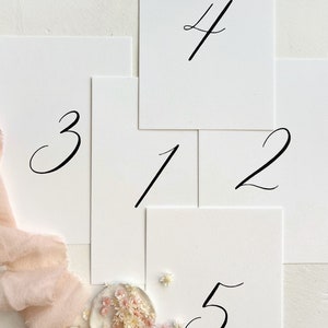 Wedding Table Numbers, Table Numbers, Wedding Table Decor, Modern Wedding Signs, Modern Table Signs, Modern Table Numbers, Table Card Signs