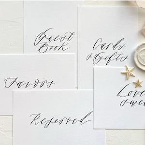 Cards and Gifts Sign, Gift Table Sign, Baby Shower Sign, Bridal Shower Sign, Calligraphy Sign, Wedding Gift Sign, Modern Bridal Shower Sign