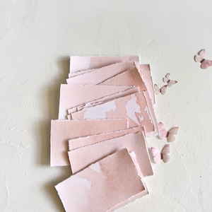 Wedding Place Cards, Name Cards Wedding, Place Cards Wedding, Wedding Name Cards, Name Place Cards, Pink Place Cards, Deckled Edge Paper