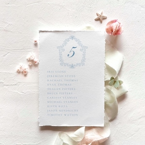 French Blue Toile Wedding Seating Chart Template, Digital Wedding Seating Chart Cards, Editable Seating Chart Template, Blue Wedding Crest