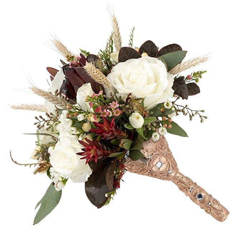 Gold Wedding Jeweled Bouquet Holder Vintage Wedding Bouquet Etsy