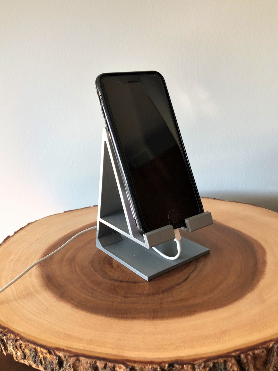 Solid & Secure Charging or Docking Station, Cell Phone Stand, Unique, 3D  Printed, Desk Accessory, Tech Savvy, Space Saving, No Tip Stability -   UK