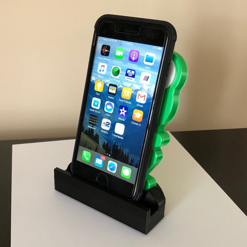 Custom Design Cell Phone Stand Company Logo Favorite Sports Etsy