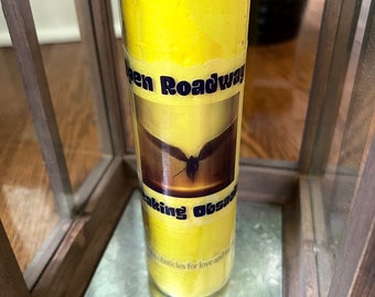 Open Roadway and Breaking Obstacles Candle