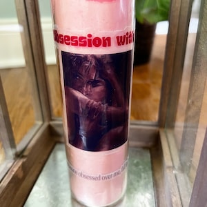 The Obsession With Me Candle Bring Them Back To You Color RED or PINK