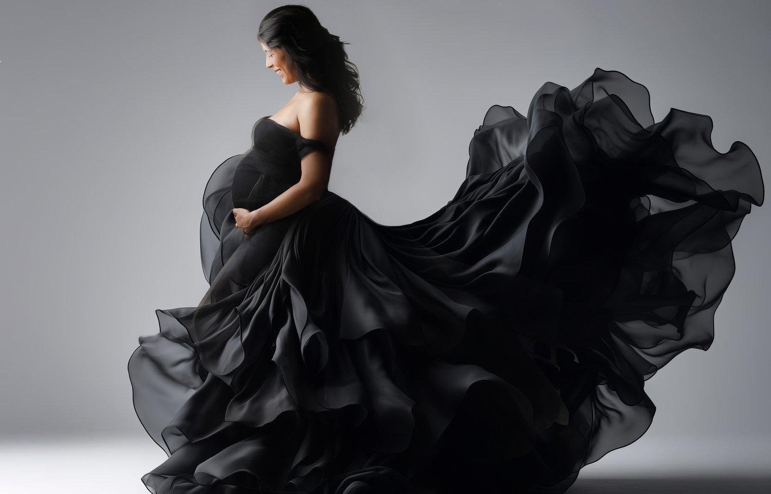 Maternity Linen Gown