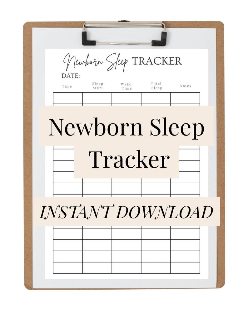 Child Sleep Notes Newborn Sleep Tracker Printable | Baby Sleep Log | Infant Sleep ...