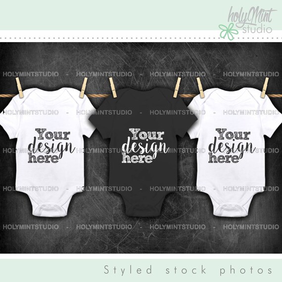 Bodysuit Mockup Baby Mockup White Bodysuit Bodysuit  Styled