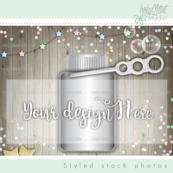 Bubble Bottle Mockup Bottle Mockup Bubble Bottle  Bottle
