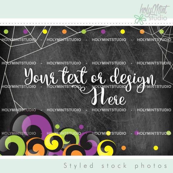 Halloween Mockup Halloween Top View Product Mockup Styled Photo