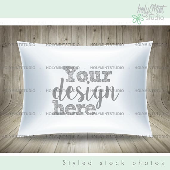 Pillow Mockup White Pillow Mockup Product Photo Mockup Cushion