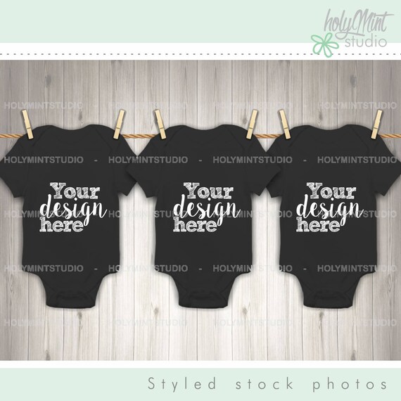 Bodysuit Mockup Baby Mockup Black Bodysuit Mockup Bodysuit