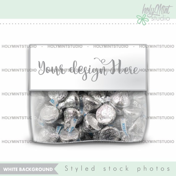 Bag Topper Mockup Hersheys Kisses Chocolate Bag Topper