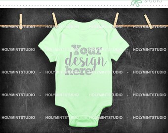 Baby Jumpsuit Mockup Baby Mockup Jumpsuit Mockup Bodysuit Mockup Baby Clothes Mockup Baby Jumpsuit Green Bodysuit Mockup Mock Up Product Mockups